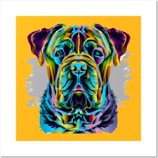 Presa Canario Canary Catch Dog Painting Posters and Art